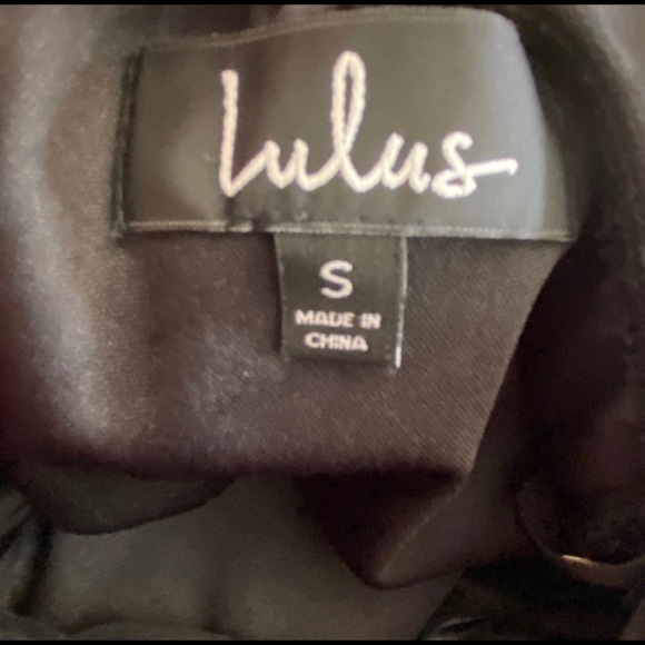NWOT Lulu’s Strappy Sexy Black Dress - Picture 3 of 5
